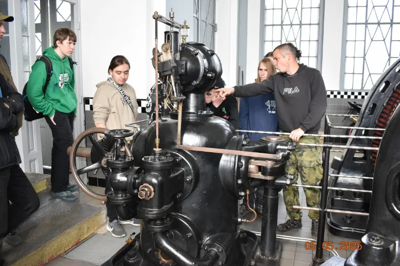 Historické stroje elektrárny